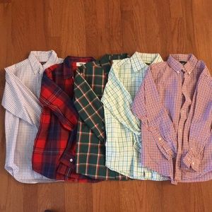 Boys long sleeve button down shirts